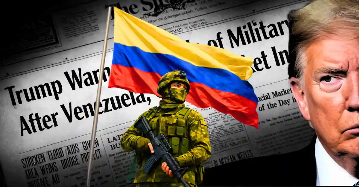 Trump Warns Colombia of Military Action After Venezuela, Crypto Market In Tension