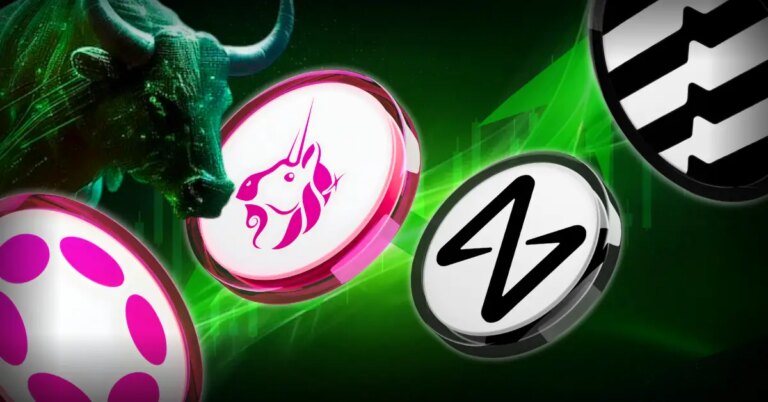 Altcoins Rally Today: DOT, NEAR, UNI & APT Jump as Crypto Market Turns Bullish