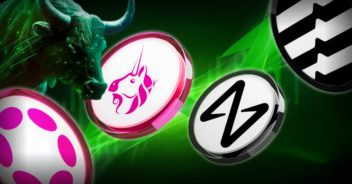 Altcoins Rally Today: DOT, NEAR, UNI & APT Jump as Crypto Market Turns Bullish