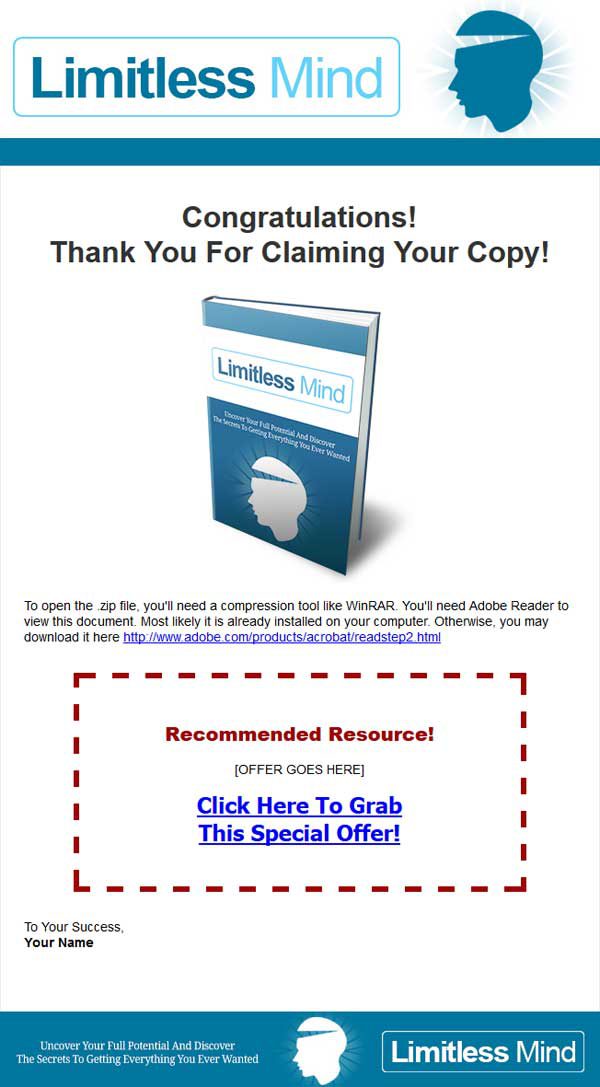 Limitless Mind Ebook with Master Resale Rights - Image 3